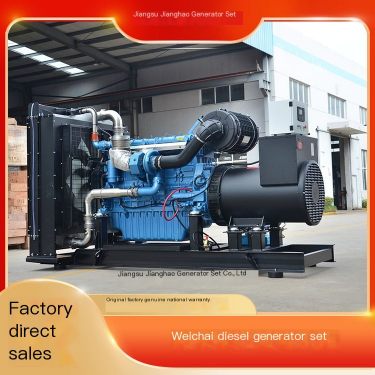 Jianghao Weichai 400KW Backup Diesel Generator Brand Diesel Generator Set runs stably