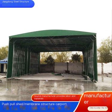 Warehouse sliding shed price used for factory warehouses, logistics industries, convenient and durable source production and ins