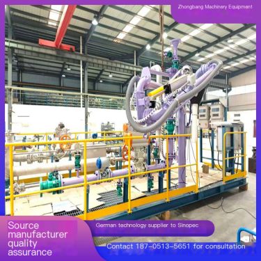 Zhongbang Equipment Acetone Unloading Crane Tube Organic Solvent Loading Arm Resistant to High Temperature and Corrosion