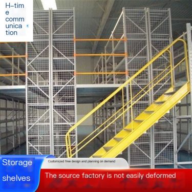 Double storage space automated access customized attic shelf beam type sturdy and stable time pass