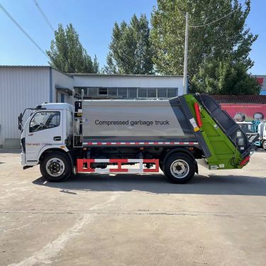 Compressed garbage truck Dongfeng Furuika 8 cubic meters, National VI emission, can be transported to households nationwide