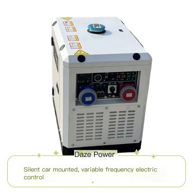 Daze Power 5KW silent variable frequency diesel generator set single-phase 220V/three-phase 380V low-noise household emergency