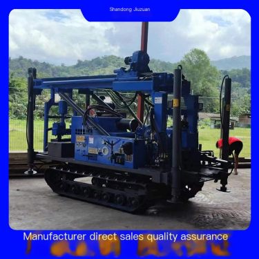 Jiuzuan 280 Top Drive Drilling Machine Small Crawler Water Gas Dual purpose Drilling Machine 300 meter Household Deepwater Well