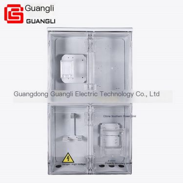 Prepaid three-phase 1-position CT transformer can be installed, complete copper busbar electric meter box, distribution box suit