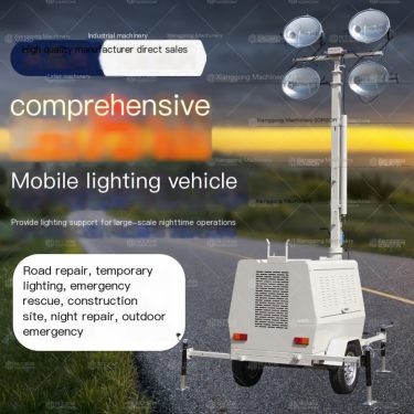 Multi functional mobile lighting emergency rescue lifting lighting equipment illumination distance far lamp vehicle