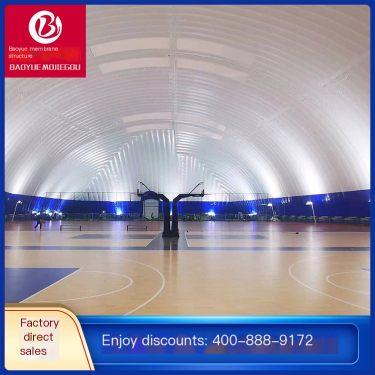 Inflatable membrane with membrane structure, high temperature resistance, corrosion resistance, energy saving, practicality and