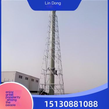Beautiful appearance of DN1200 smoke exhaust duct for Lindong factory chimney tower