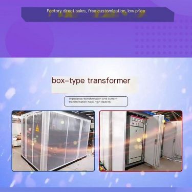 European style box type substation transformer supporting complete quality assurance service