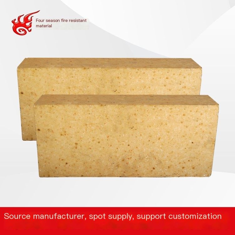 Four Seasons Fire Grade II High Aluminum Brick, 1770 ℃ Refractory Brick for Metallurgical Blast Furnace Hot Blast Stove