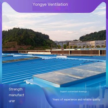 Corrosion resistant, energy-saving, and environmentally friendly design of the roof smoke exhaust skylight of Yongye Ventilation