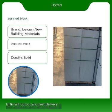 Huanghua Aerated Block Factory Building Environmental Protection Insulation Building Materials Compressive Strength High Integri