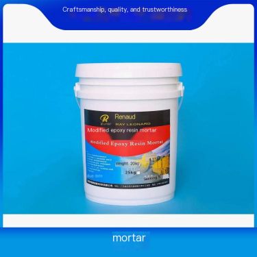 Modified epoxy mortar reinforced mortar with strong salt and corrosion resistance adhesion