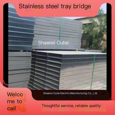 Stainless steel tray type bridge has strong corrosion resistance and is suitable for power cable installation