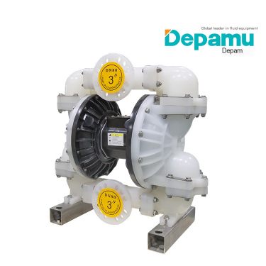 Depam Pneumatic Diaphragm Pump Stainless Steel Acid and Alkali Corrosion Resistant Mining Sewage Pump Side Vertical Explosion pr