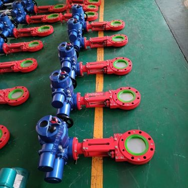 Manual fully lined polyurethane slurry valve, flashlight integrated wear-resistant knife gate valve PZ973PU-16Q DN200