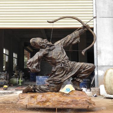 Custom made fiberglass imitation copper sculpture, cast copper, forged copper, stainless steel sculpture factory