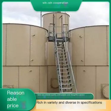 Stainless steel sealed vertical tank mixing plant cement storage tank large material tank