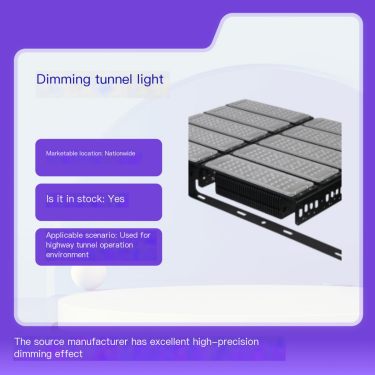 LED Outdoor Engineering Road Lighting Waterproof Tunnel Light Positive White Warm White Optional Warranty Three Year Intelligent