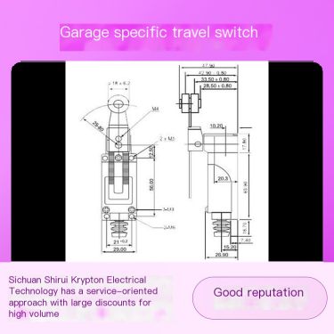Garage specific travel switch waterproof, dustproof, durable, reliable manual control