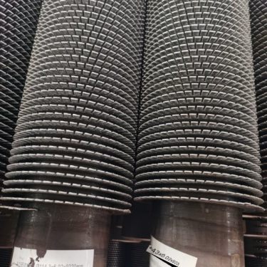 Manufacturer of finned tube heat exchanger equipment for waste heat recovery of Tuofang flue gas cooler