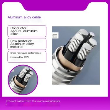 Liangpu Aluminum Alloy Cable ZA-AC90 Power Cable Safety and Reliability Widely Used