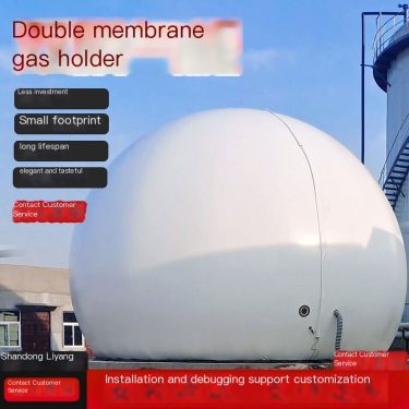 Double membrane gas cabinet 500-1000 square PVDF membrane gas storage equipment can be customized with tank top single membrane