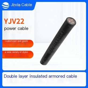 YJV22 3 * 10+1 * 6 steel tape armored cross-linked polyethylene insulated polyvinyl chloride sheathed power cable
