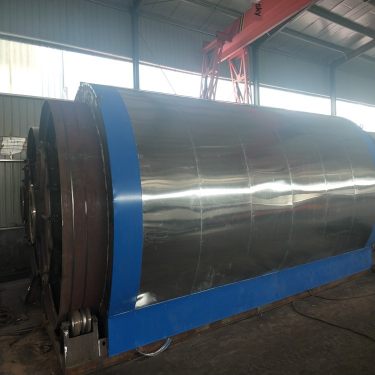 Advocating complete sets of sludge treatment equipment, waste tires, waste plastics, refining equipment with a daily output of 2