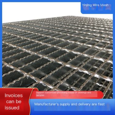 Yinjing Tooth shaped Anti slip Steel Grating 3.0mm Thick Chemical Plant Installation Simple and Maintenance free