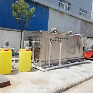 Luoluo Environmental Protection ZPQF Double Effect Dissolved Air Floatation Machine can be used for yeast food wastewater treatm