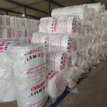 Formaldehyde free glass wool roll felt with high temperature resistance, fire resistance, and insulation can be customized in va