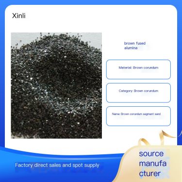 Xinli Wear resistant Sandblasting Product Brown Corundum Segment Sand Brown Corundum Manufacturer can process according to user'