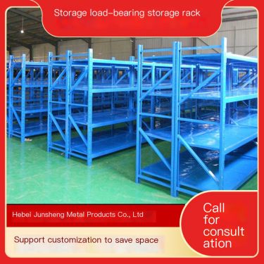 Steel shelves, load-bearing storage racks, warehouse hardware display racks