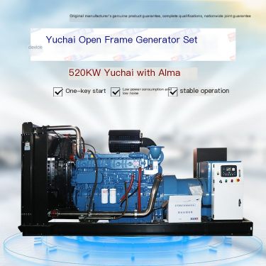 Yuchai 520KW Diesel Generator Office Building Backup Power Supply High Power, Low Noise, Low Fuel Efficiency