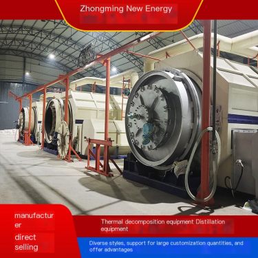 Mingxin Energy operates flexibly in the fully automated continuous operation of tire recovery in a 10 ton pyrolysis unit