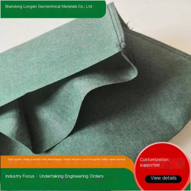 Longxin Ecological Bag with Grass Seed and Long Thread, Mountain Restoration, Polyester Planting Bag, River Management, Slope Pr
