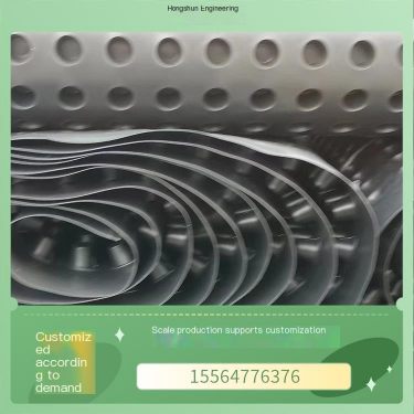 Roof greening drainage board composite HDPE filter board concave convex hydrophobic board garage roof support customization