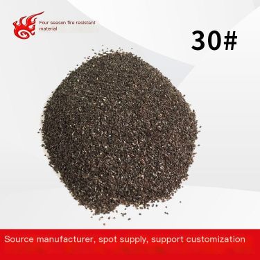 Refractory dense brown corundum abrasive with high purity, high hardness, and wear resistance. Four season fire manufacturer has