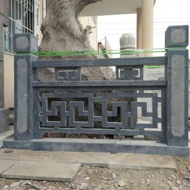 Relief stone railing, multi specification granite railing, good moisture resistance, antique style stone railing board