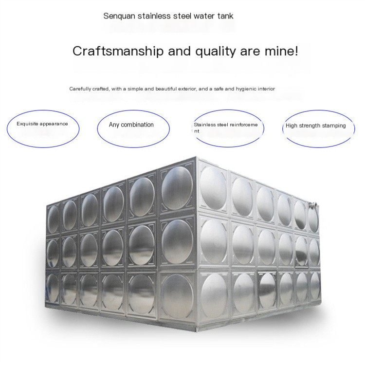 Stainless steel fire water tank for household insulation water storage tank supports customized supply from Senquan manufacturer