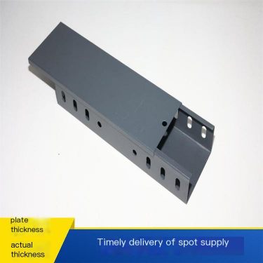 Strong and rust resistant fireproof spray painted cable tray for industrial parks