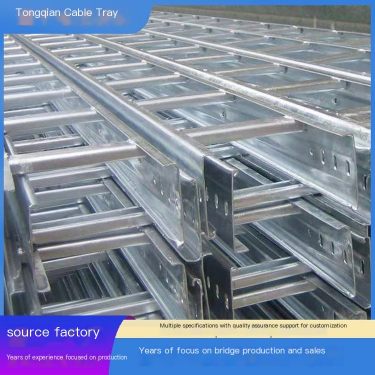 Manufacturer of ladder spray fireproof 304 cable trapezoidal aluminum alloy stainless steel galvanized cable tray metal trunking