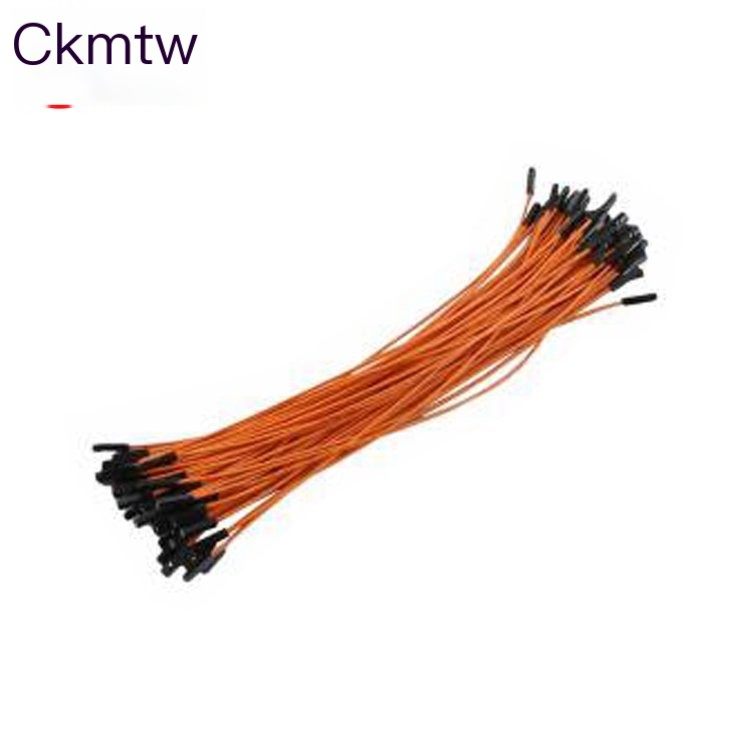 CanKemeng 2.54 DuPont Wire Mother to Mother Single P Same Direction UL1007 # 22 Orange