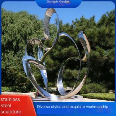 Imitation street sculpture street sculpture custom stainless steel sculpture manufacturer Zhongshi Carving