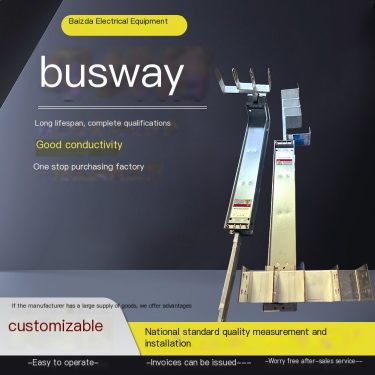 High voltage enclosed busbar with dense insulation and good aluminum alloy enclosed shell Baizida
