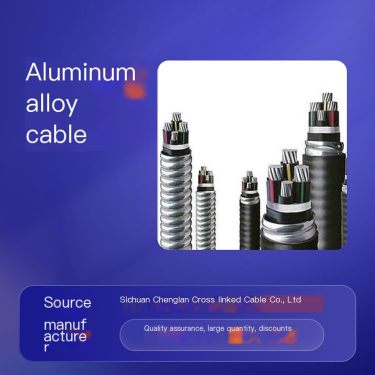 High strength and corrosion-resistant aluminum alloy cable suitable for industrial and construction wire and cable