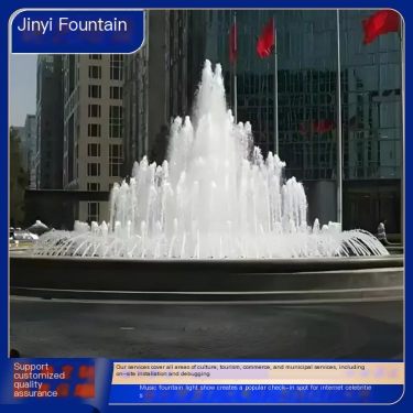 Jinyi Square Music Fountain Manufacturer with excellent craftsmanship, smooth operation, diverse shapes, and quality assurance