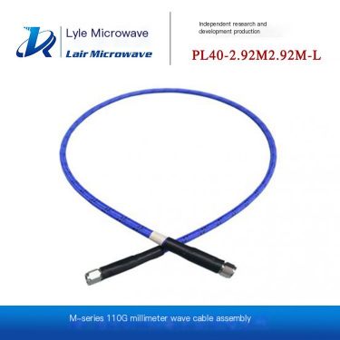 M-series 110G millimeter wave cable assembly high-precision testing RF component coaxial feeder