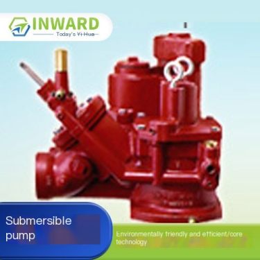 Red jacket high flow submersible pump for environmentally friendly and efficient oil transportation at US imported gas stations