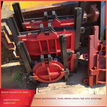 Hidden stem flange gate valve, ductile iron drainage manual flange soft seal gate valve